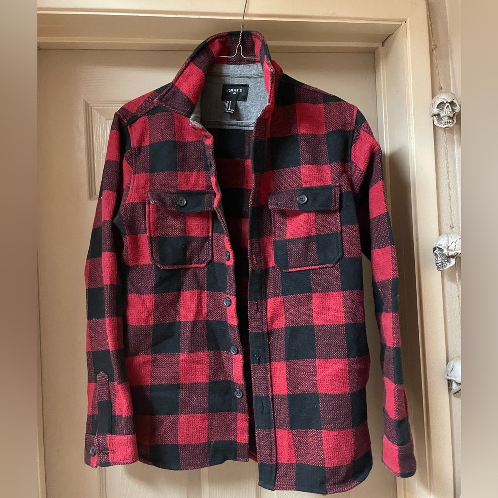 Men’s forever 21 flannel jacket
